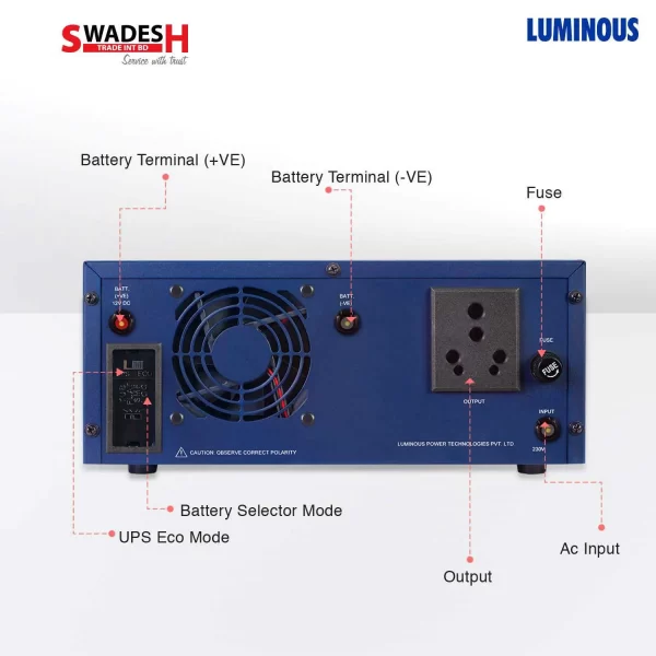 Luminous ECO Watt Neo 700, 12V IPS Inverter