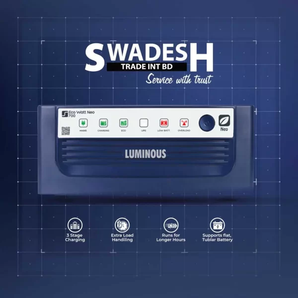 Luminous ECO Watt Neo 700, 12V IPS Inverter